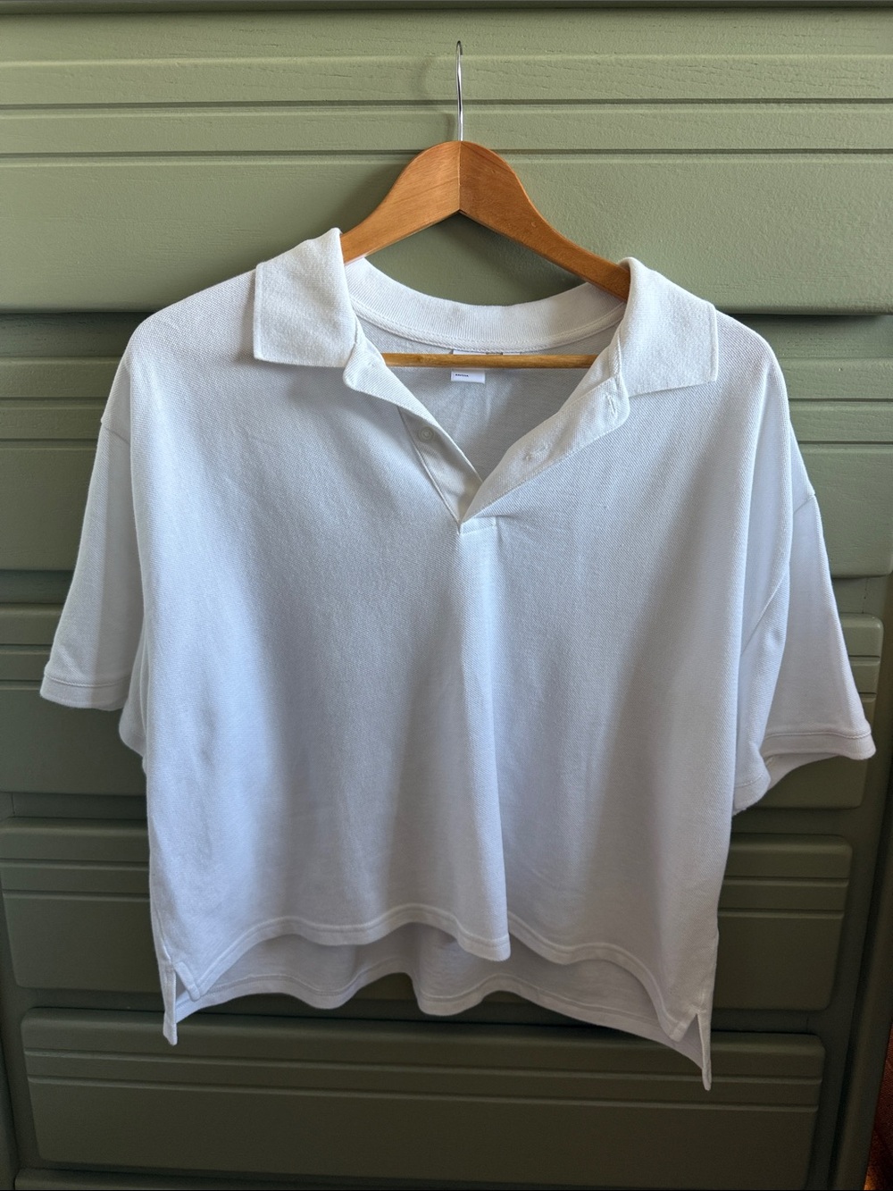 TNA White Men's Short-Sleeve Polo